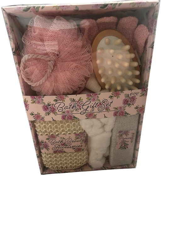 Accessories - Bath Gift Set for Women - Pink Bath & Body Accessories